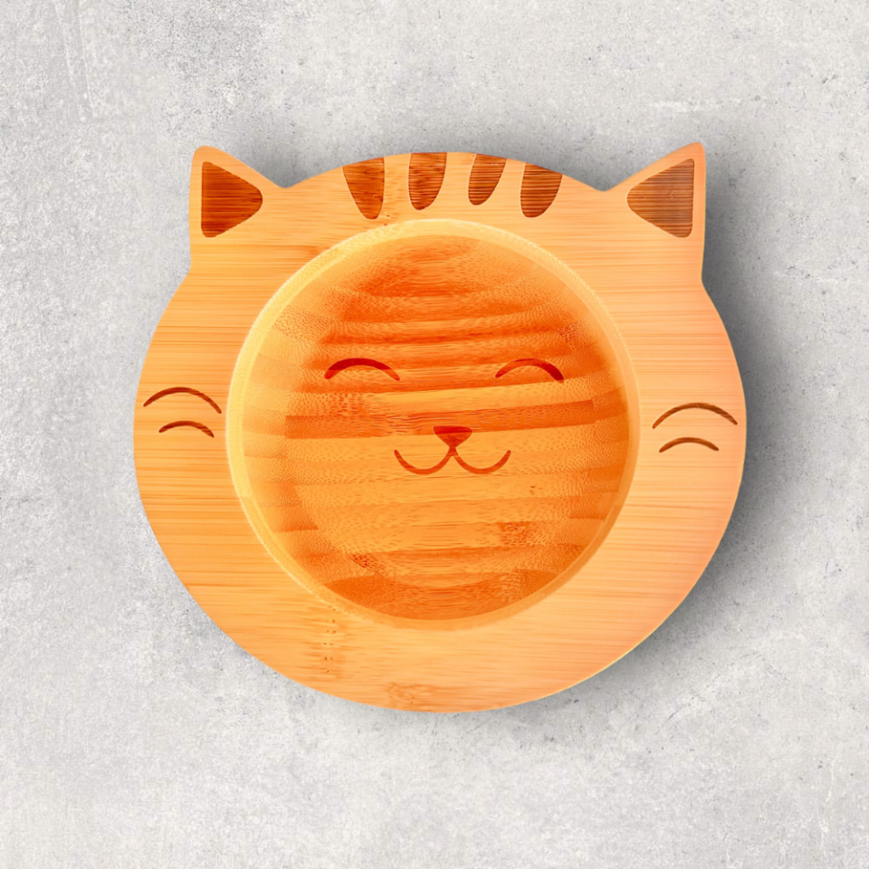 Kitten Bamboo Bowl