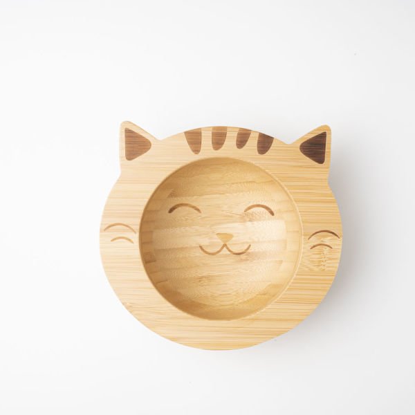 Kitten Bamboo Bowl