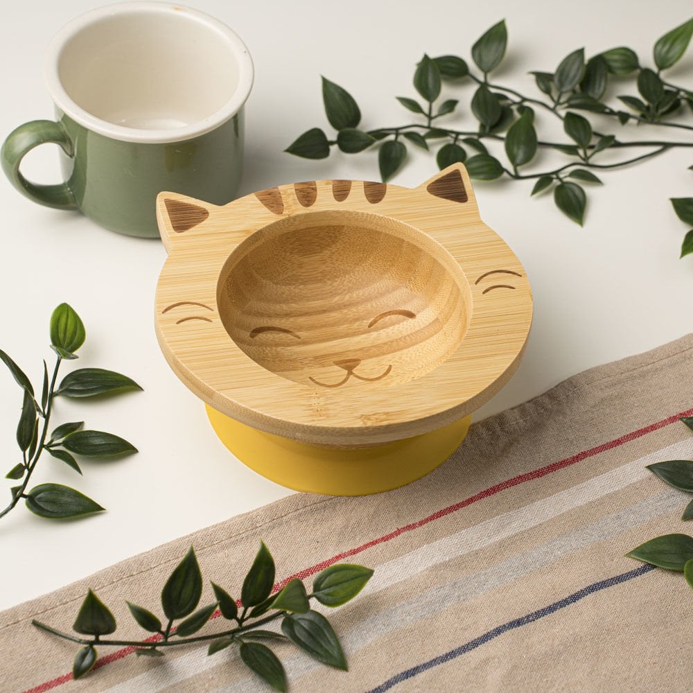 Kitten Bamboo Bowl