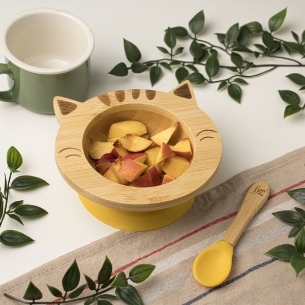 Kitten Bamboo Bowl