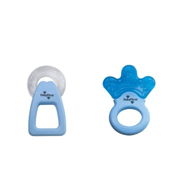 Baby Time Saplı Sulu Diş Kaşıyıcı MAVİ
