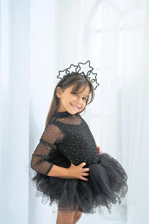 MON ICONE Taş Detaylı Tütü Elbise