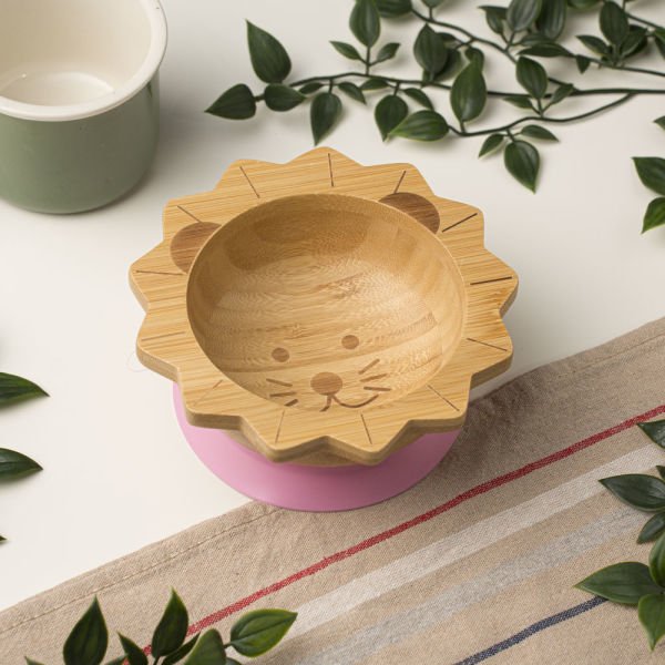 Lion Bamboo Bowl