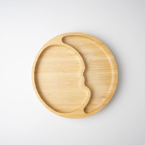 Grandpa Moon Bamboo Plate