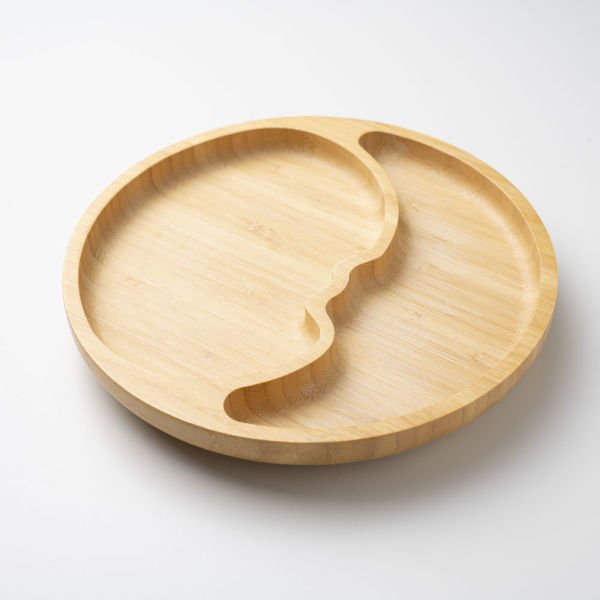 Grandpa Moon Bamboo Plate