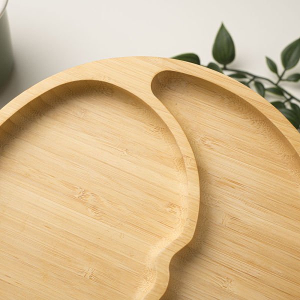 Grandpa Moon Bamboo Plate