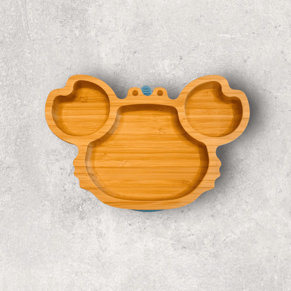 Crab-shaped Bamboo Plate
