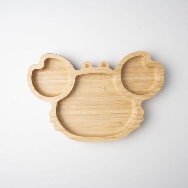 Crab-shaped Bamboo Plate