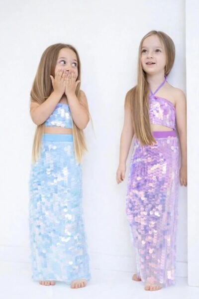 Mon İcone Mermaid Mavi Alt Üst Set