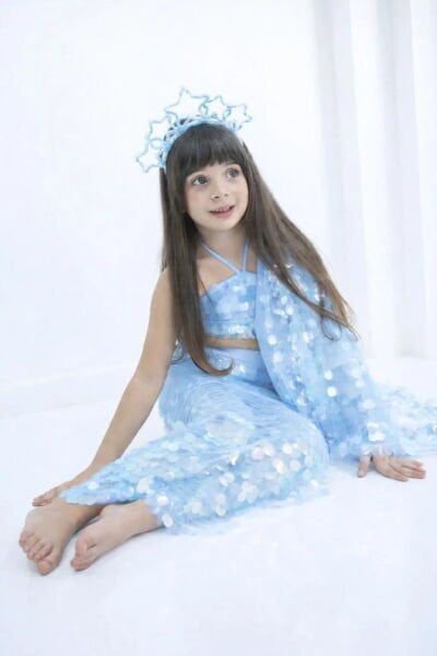 Mon İcone Mermaid Mavi Alt Üst Set