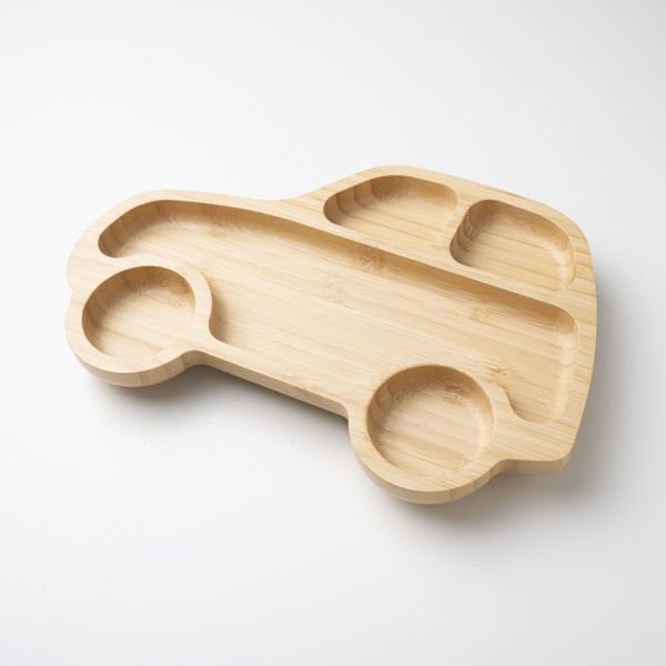 Araba Bambu Bölmeli Tabak