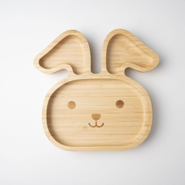 Tavşan Bölmeli Bambu Tabak