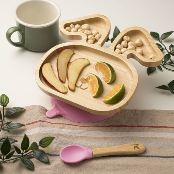 Tavşan Bölmeli Bambu Tabak