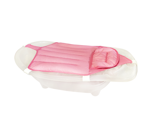 Sema Baby Köpüklü Kafa Destekli Bebek Banyo Filesi - Pembe