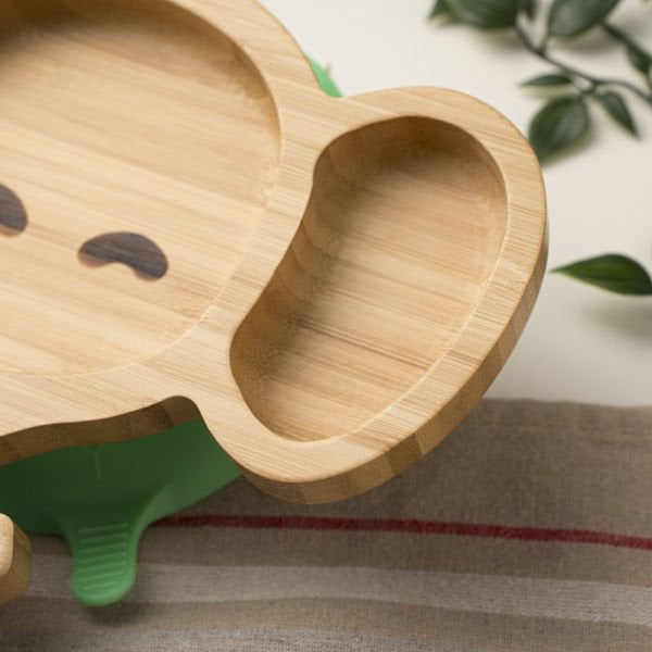 Fil Surat Bambu Bölmeli Tabak