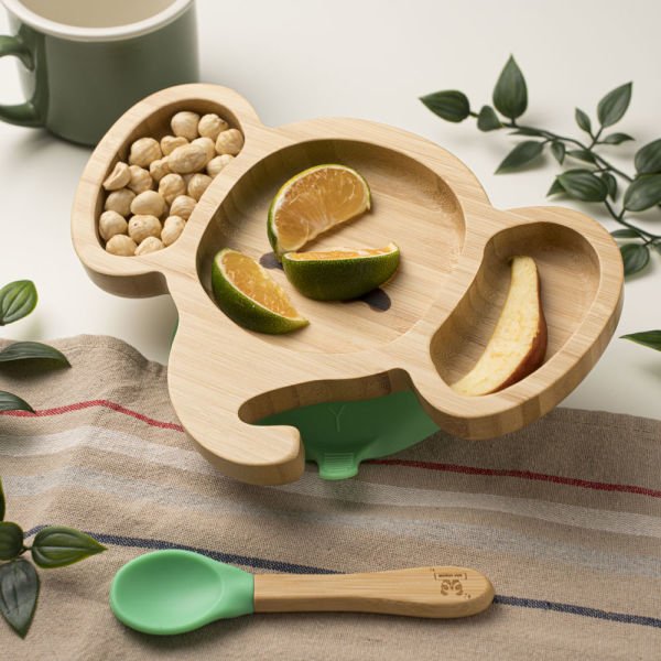 Fil Surat Bambu Bölmeli Tabak