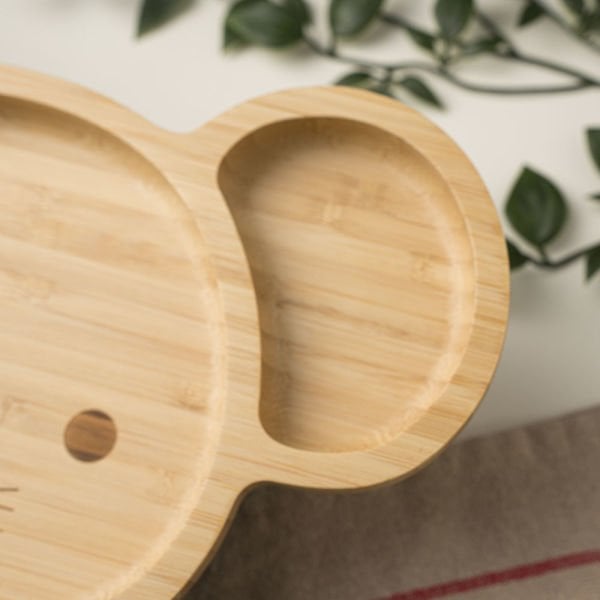 Minik Fare Surat Bambu Bölmeli Tabak