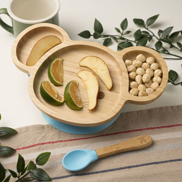 Minik Fare Surat Bambu Bölmeli Tabak