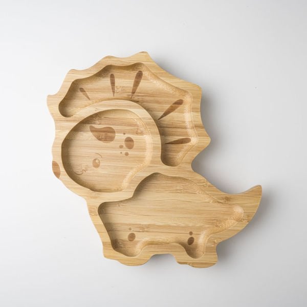 Dinosaur Bamboo Divided Plate