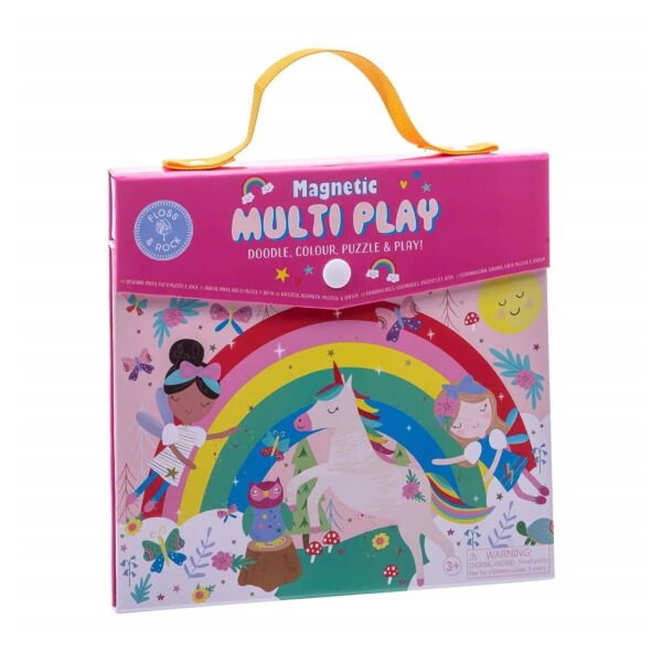 FLOSS&ROCK Floss & Rock Mıknatıslı Çoklu Oyun Seti - Rainbow
