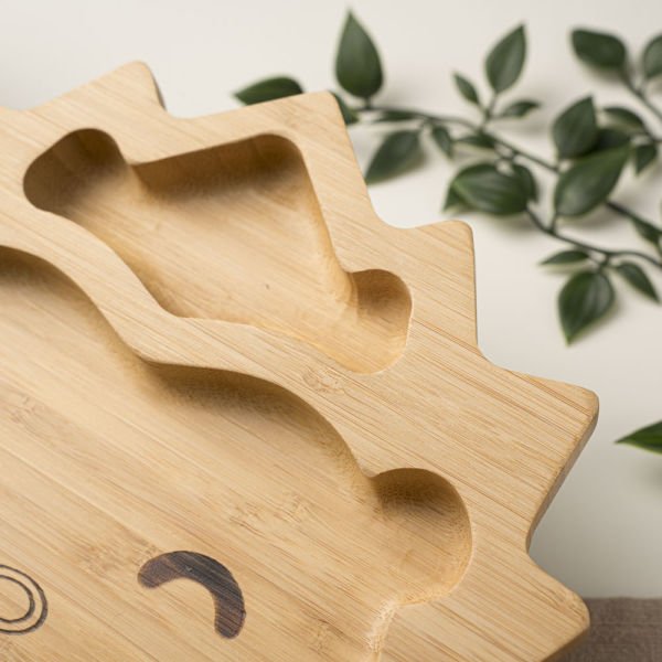 Lion Bamboo Divided Plate