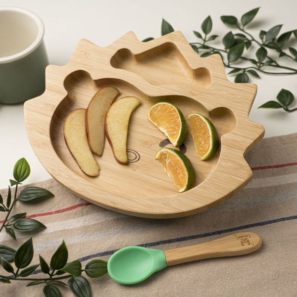 Lion Bamboo Divided Plate