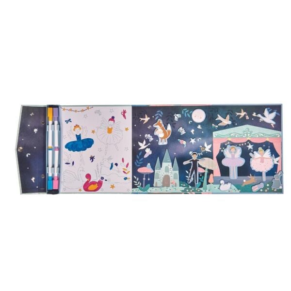 FLOSS&ROCK Mıknatıslı Çoklu Oyun Seti / Enchanted