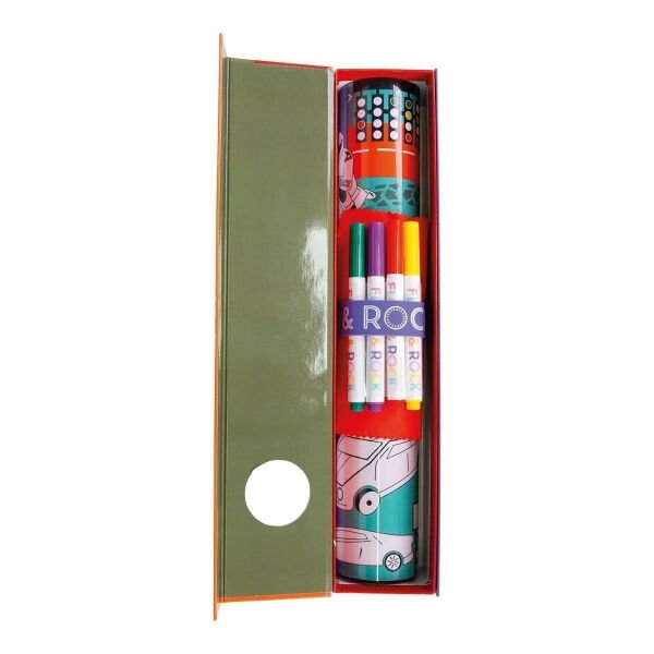 FLOSS&ROCK Boyanabilir Oyun ve Aktivite Matı / Cars