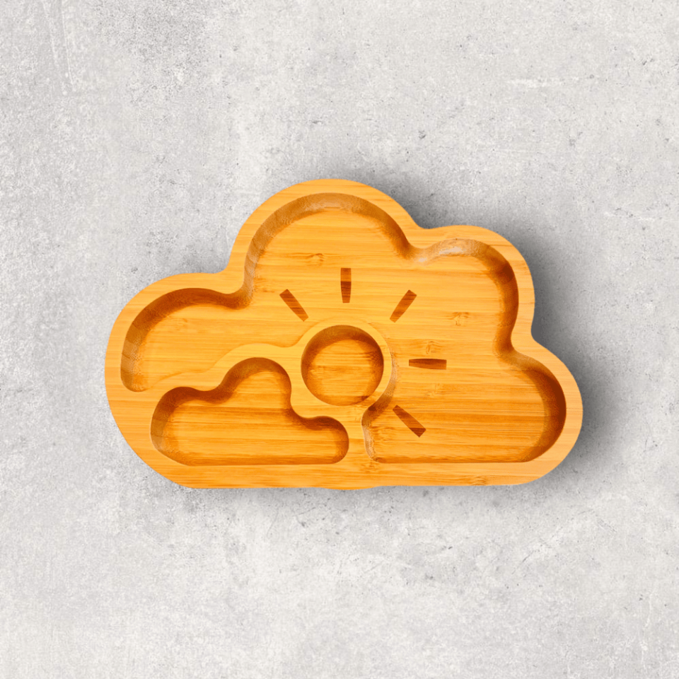 Bulut Bambu Bölmeli Tabak