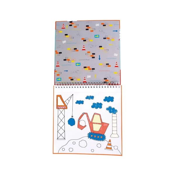 FLOSS&ROCK Magic Boyama Kitapları - Construction