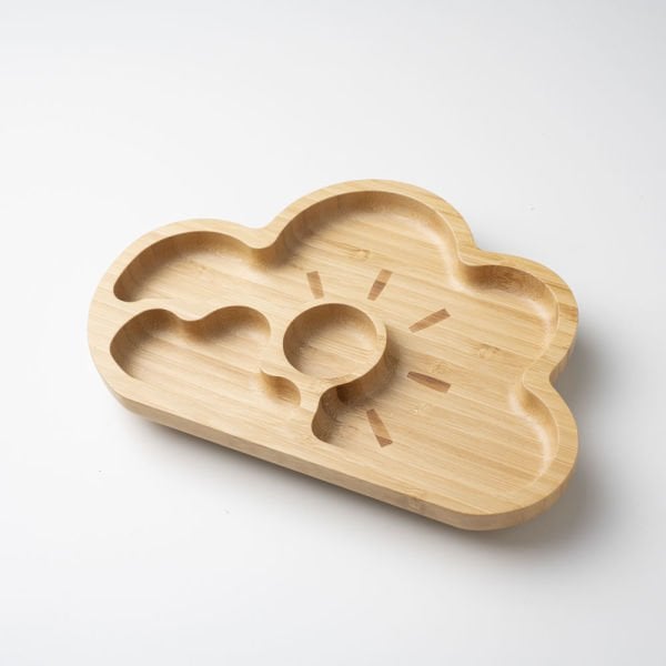 Bulut Bambu Bölmeli Tabak