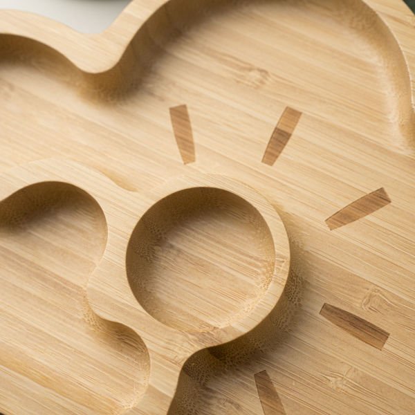 Bulut Bambu Bölmeli Tabak