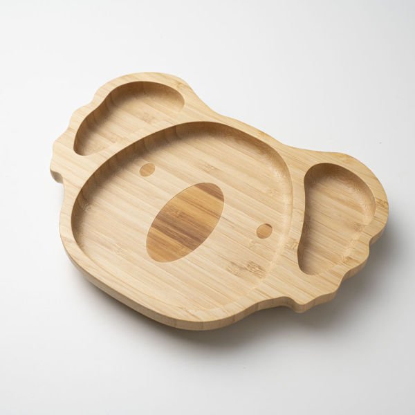 Koala Bamboo Divided Plate