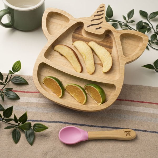 Unicorn Bamboo Divided Plate