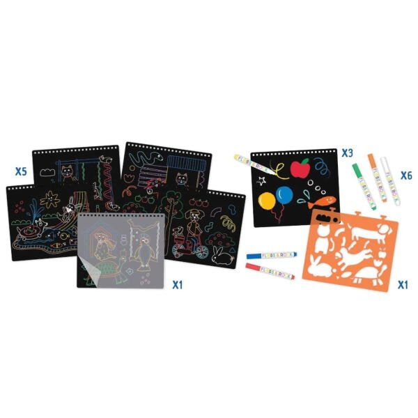 FLOSS&ROCK Chalk Board Eskiz Kitabı / Pets