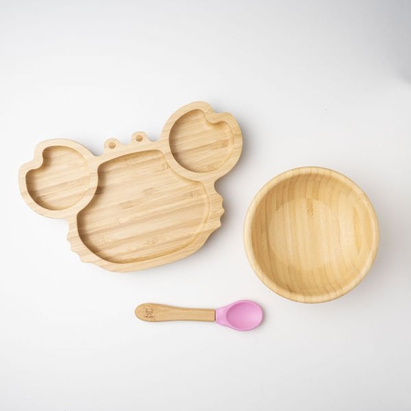 Yengeç Bambu Tabak Seti