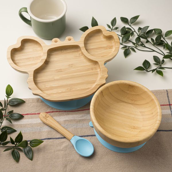 Yengeç Bambu Tabak Seti