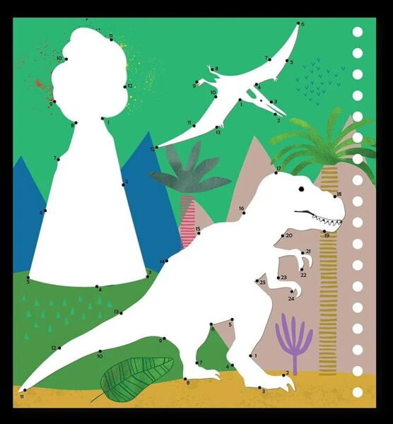 FLOSS&ROCK Water Magic Çoklu Oyun Seti / Dino