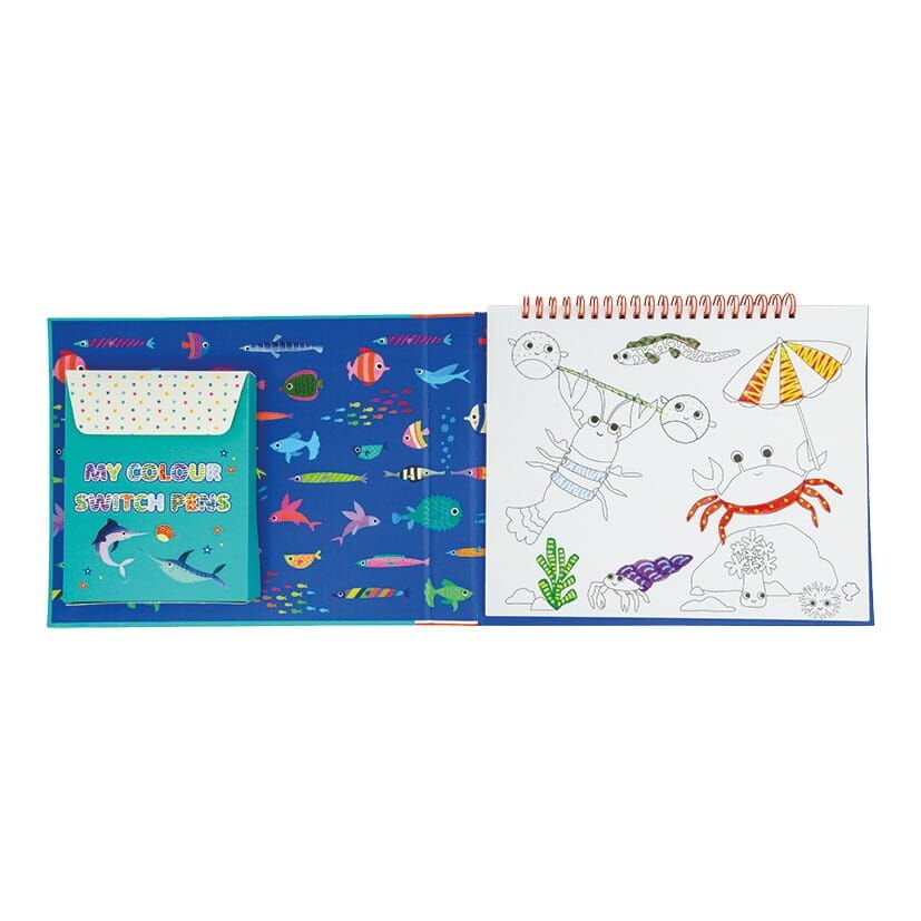 FLOSS&ROCK Renk Değiştiren Sihirli Aktivite Kitabı / Ocean