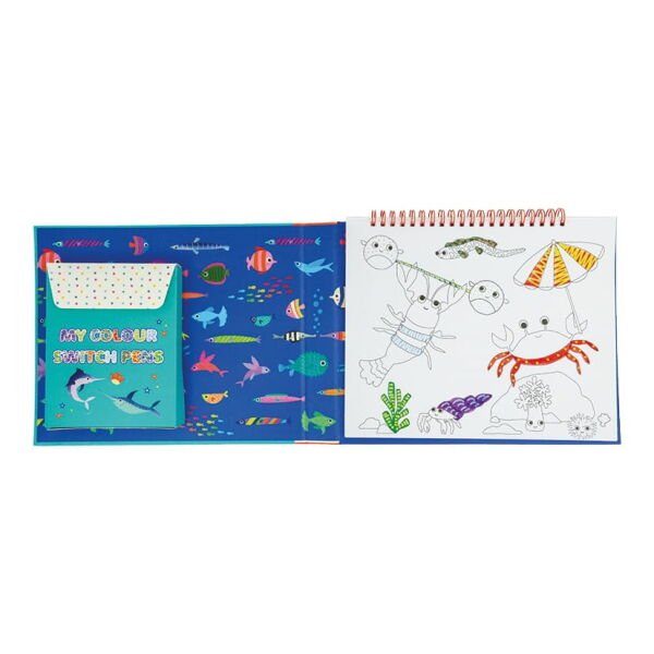 FLOSS&ROCK Renk Değiştiren Sihirli Aktivite Kitabı / Ocean