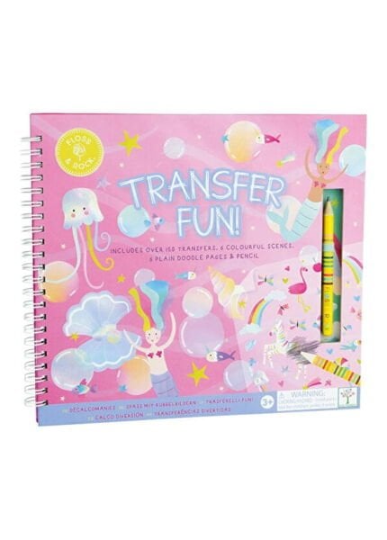FLOSS&ROCK Transfer Fun Fantasy Çocuk Eğitici Aktivite KitabI