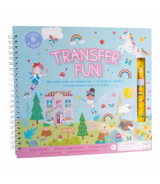 FLOSS&ROCK  Transfer Fun Aktivite Kitabı // Rainbow Fairy