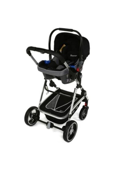 Yoyko City Seyahat Sistem Bebek Arabası 3 in 1 Siyah Silver