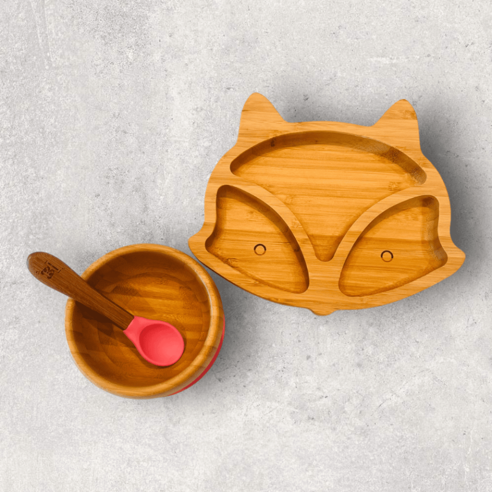 Tilki Bambu Tabak Seti