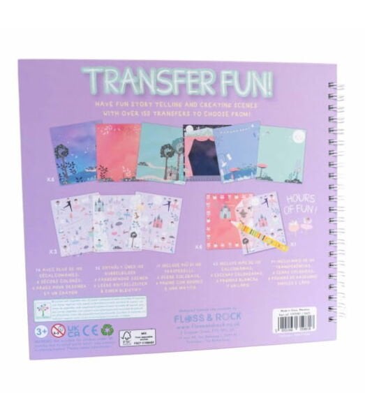 FLOSS&ROCK Transfer Fun Aktivite Kitabı – Enchanted