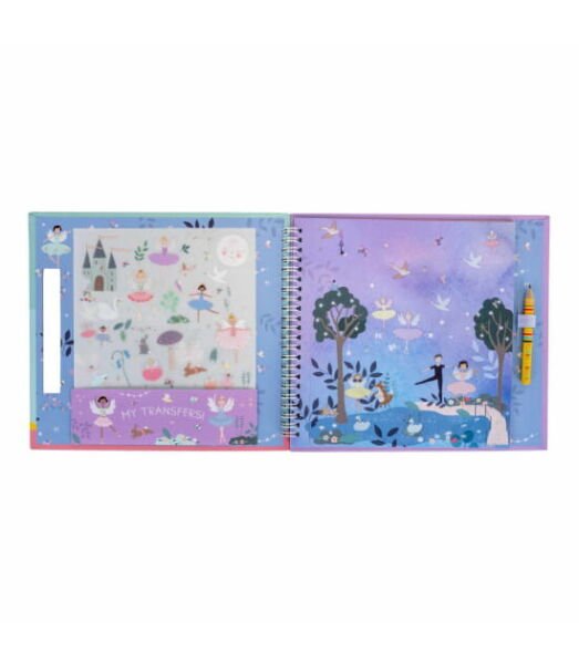 FLOSS&ROCK Transfer Fun Aktivite Kitabı – Enchanted