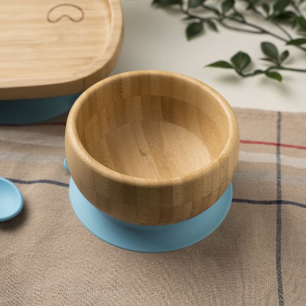 Rabbit Ear-Shaping Bamboo Plate Set