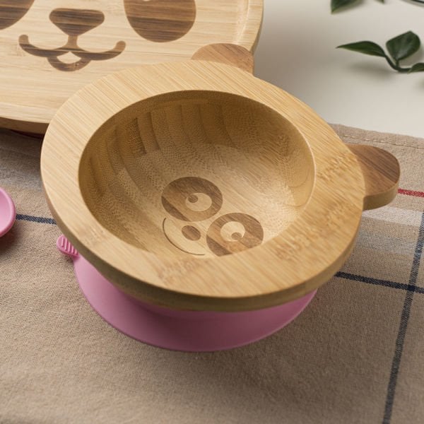 Panda Bambu Tabak Seti