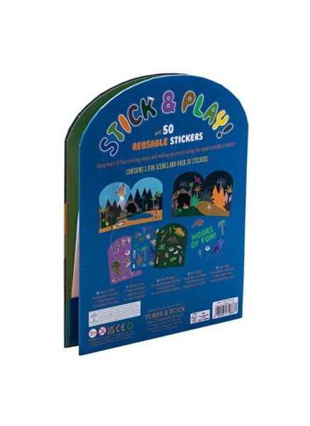 FLOSS&ROCK Tak Çıkart Sticker Oyun Sahnesi / Dino