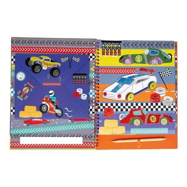 FLOSS&ROCK  Folyo Aktivite Seti / Cars
